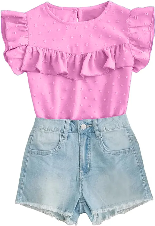 Pink_Solid_Birthday_Tops_For_Girls