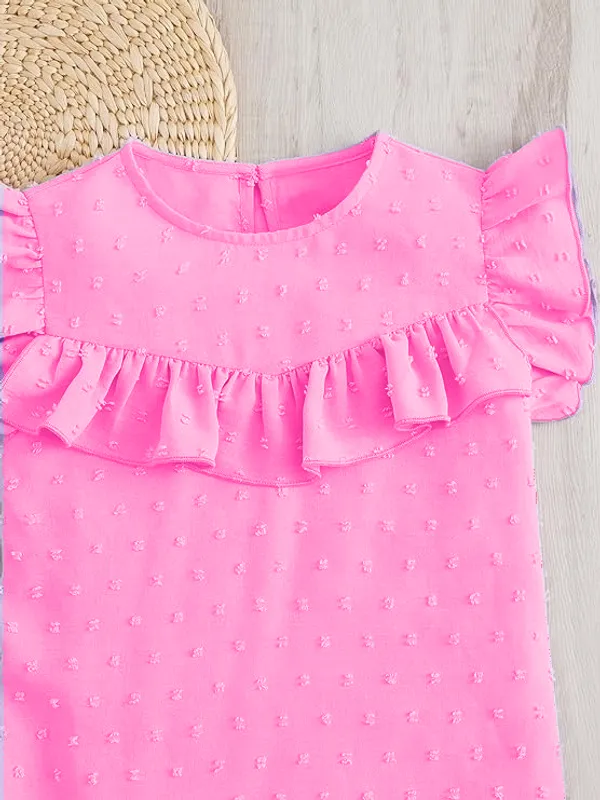 Pink_Solid_Birthday_Tops_For_Girls