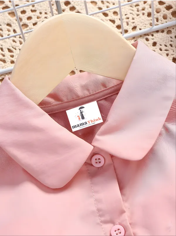 Peach_Solid_Casual_Tops_For_Girls