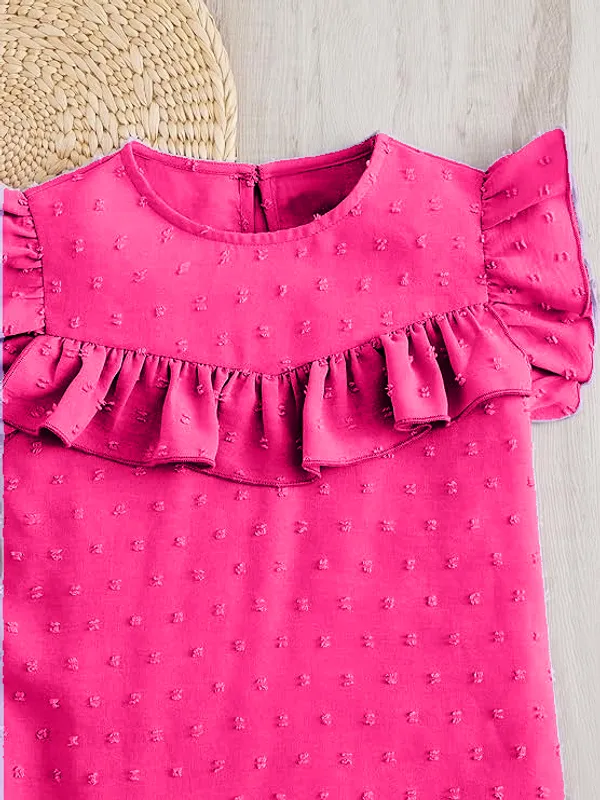 Rani_Pink_Solid_Birthday_Tops_For_Girls