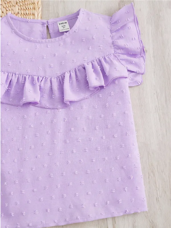 Purple_Solid_Casual_Tops_For_Girls