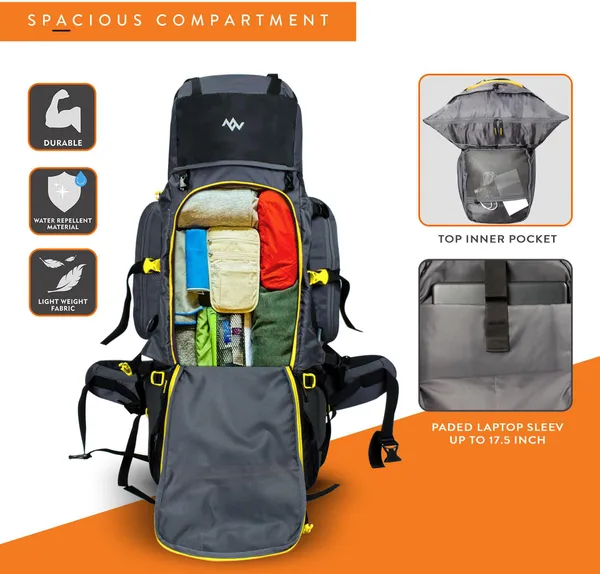 Grey_Polyester_Everest_80L_Rucksack_with_Rain_Cover_For_Trekking