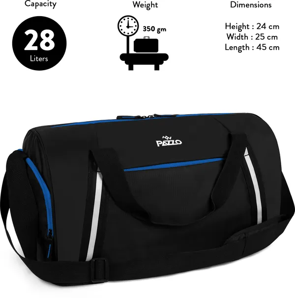 Cross_Polyester_28L_Gym_and_Travel_Duffel_Bag_with_Shoe_Compartment