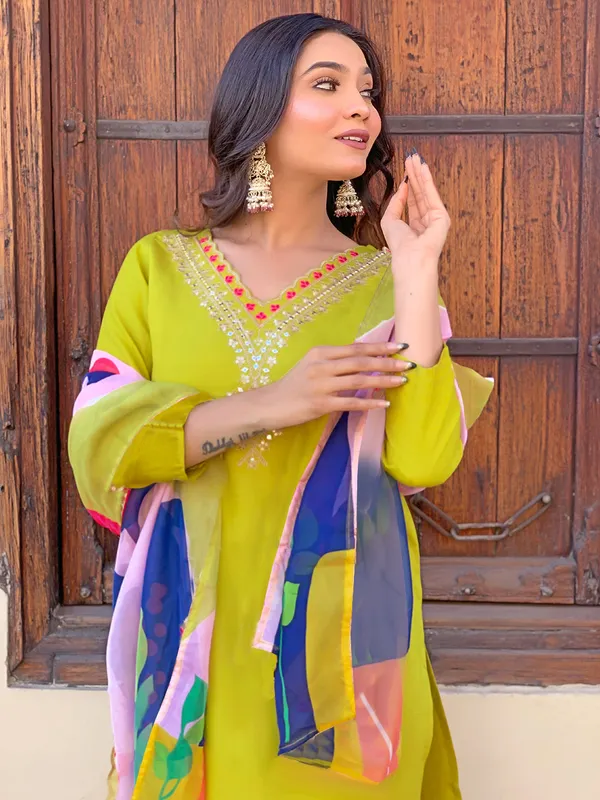 Light_Green_Women_Printed,_Embroidered_Ethnic_Dress_Kurta__For_Women