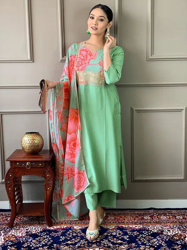 Light_Green_Women_Printed,_Embroidered_Ethnic_Dress_Kurta__For_Women