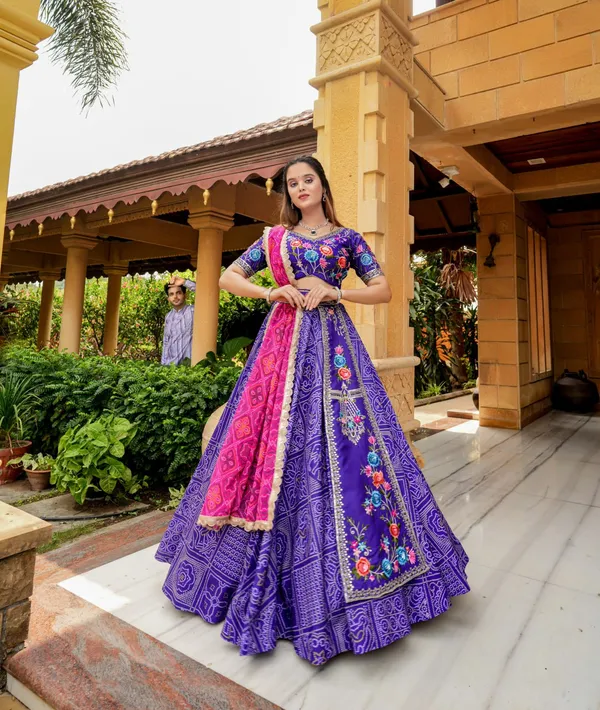 Purple_Iris_Purple_Heavy_Summer_Cool_Lehenga_Choli_For_Women