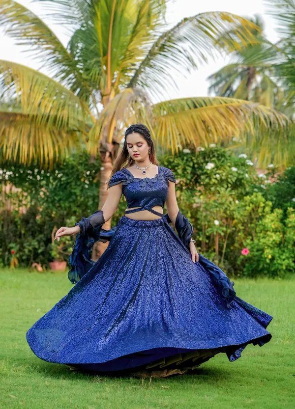 Blue_Dark_Navy_Blue_Cinderella_Sequence_Full_Stitched_Georgette_Lehenga_Choli_For_Women