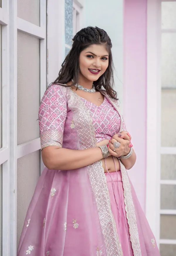 Light_Pink_Butterfly_Shrag_Indo-Western_(Full_Stitched)_For_Women