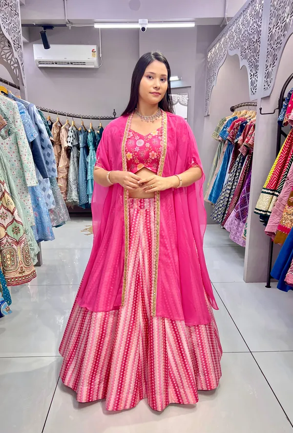 Pink_Stylish_Pink_Slub_Silk_Lehenga_Choli_With_Embroidery_And_Digital_Print_For_Women