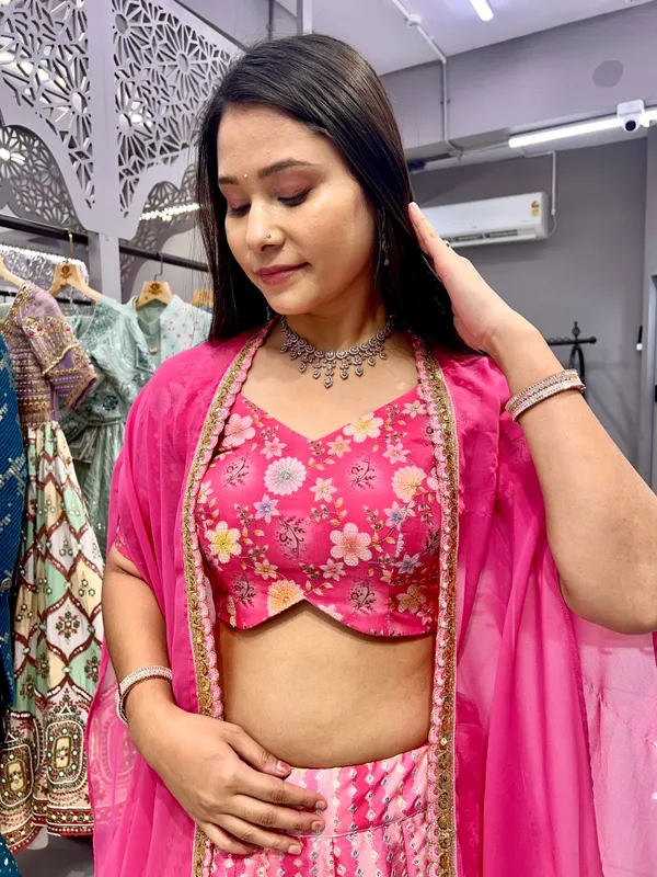 Pink_Stylish_Pink_Slub_Silk_Lehenga_Choli_With_Embroidery_And_Digital_Print_For_Women