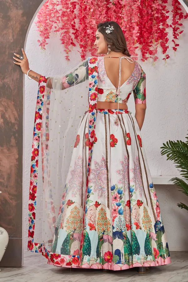 Multicolor_Off_White_Vrundavan_Lehenga_With_Heavy_Embroidery_&_Digital_Print_For_Women