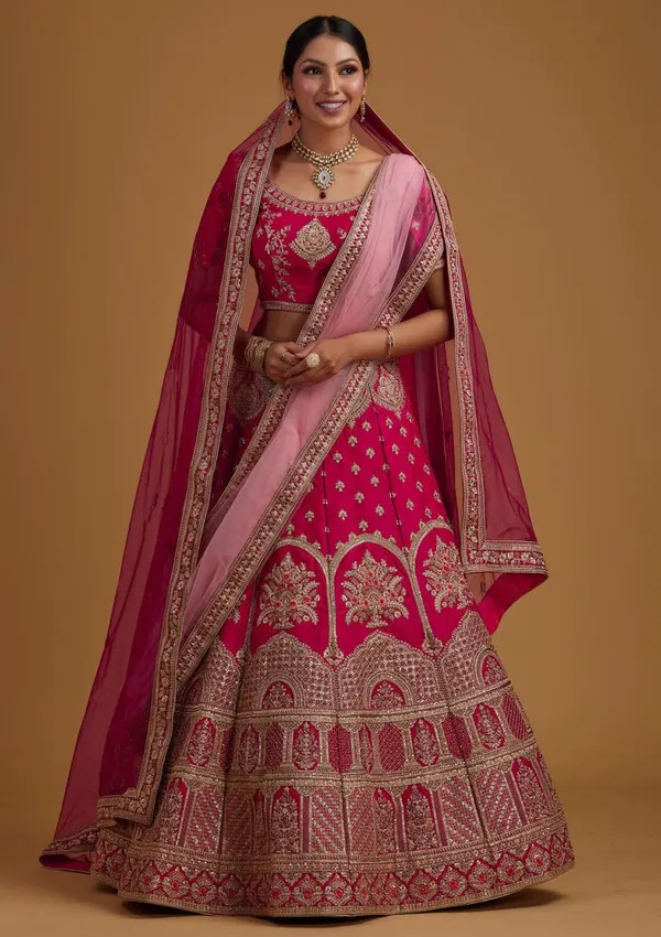 Pink_Letest_Designer_Malai_Satin_Embroidery_Work_Lehenga_Choli_For_Women