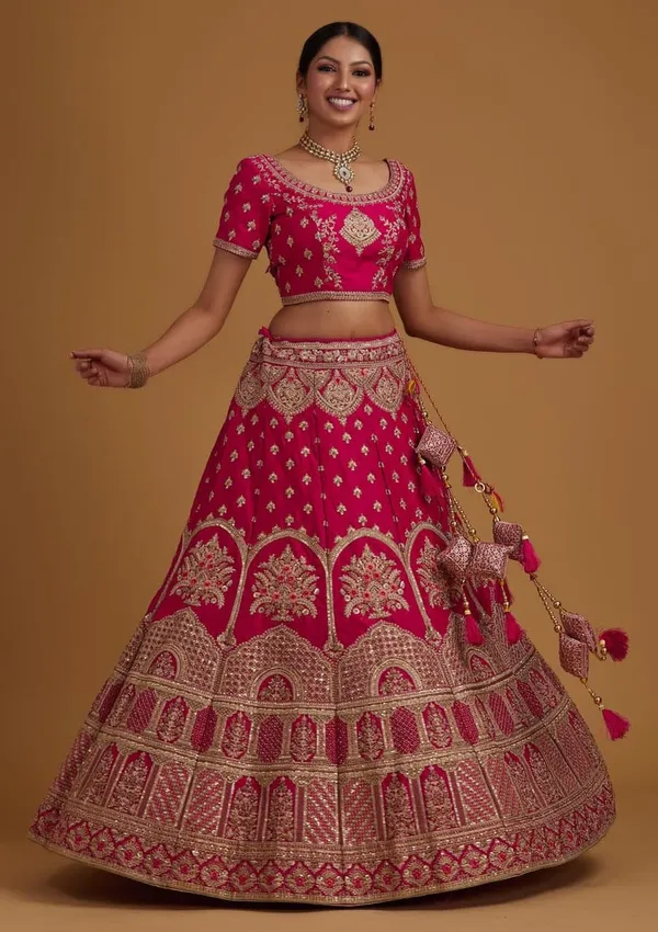 Pink_Letest_Designer_Malai_Satin_Embroidery_Work_Lehenga_Choli_For_Women