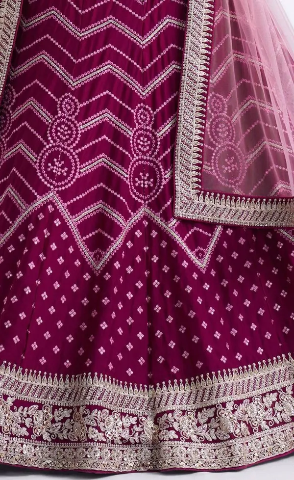 Purple_Embroidered_Semi_Stitched_Lehenga_Choli__For_Women