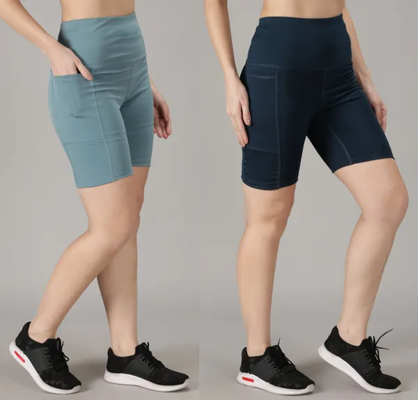 Pack_of_2_Grey_&_Blue_Polyester_Blend_Solid_Western_Sportswear_Tights_Shorts_For_Women