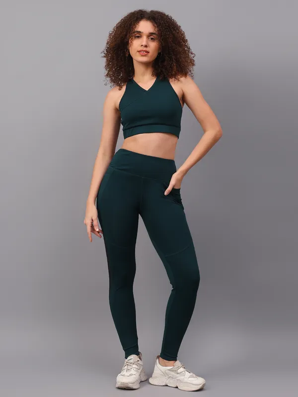 Dark_Green_Polyester_Blend_Solid_Western_Sportswear_Gym_Tights_For_Women