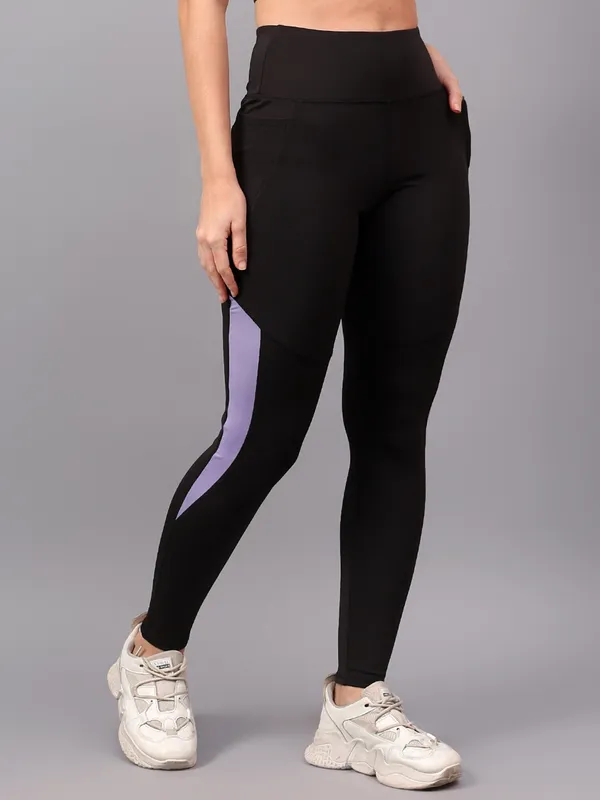 Black_Polyester_Blend_Solid_Western_Sportswear_Gym_Tights_For_Women