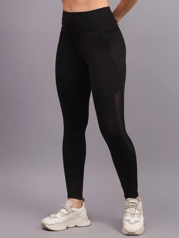 Black_Polyester_Blend_Solid_Western_Sportswear_Gym_Tights_For_Women