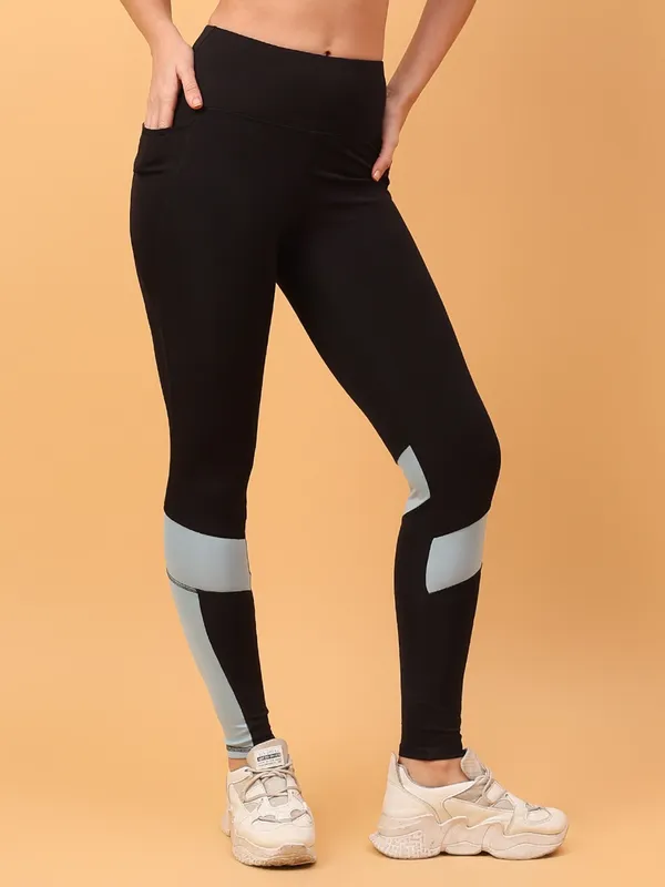 Black_Polyester_Blend_Color_Block_Western_Sportswear_Gym_Tights_For_Women