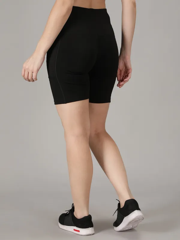Black_Lycra_Blend_Solid_Western_Sportswear_Gym_Tights_Shorts_Shorts_For_Women