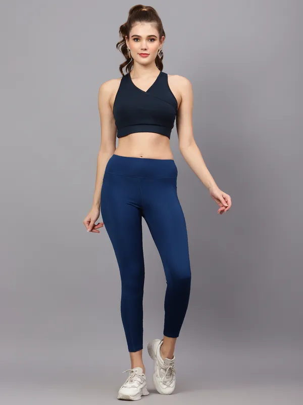 Blue_Polyester_Solid_Ankle_Length_Tight_For_Women