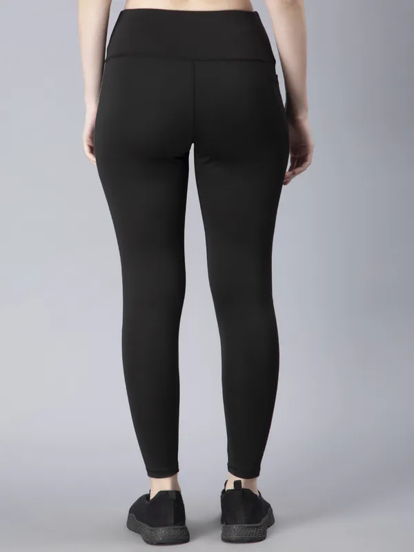 Black_Polyester_Blend_Solid_Western_Sportswear_Tights_For_Women