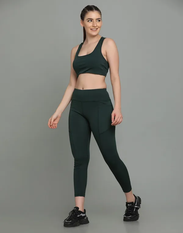 Dark_Green_Polyester_Solid_Ankle_Length_Tight_For_Women