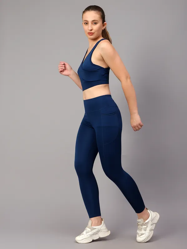 Navy_Blue_Polyester_Solid_Sports_Lightly_Padded_Bra_For_Women