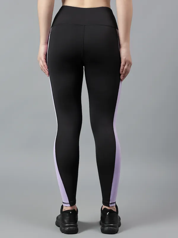 Black_Polyester_Blend_Color_Block_Western_Sportswear_Gym_Tights_For_Women