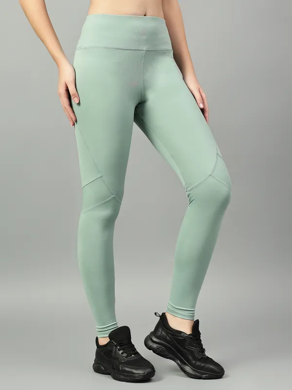 Light_Green_Polyester_Blend_Solid_Western_Sportswear_Gym_Tights_For_Women