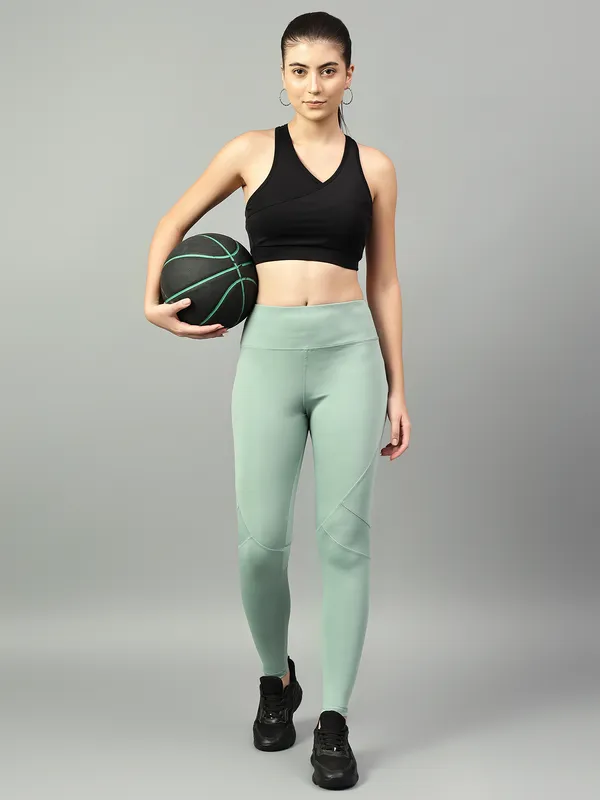 Light_Green_Polyester_Blend_Solid_Western_Sportswear_Gym_Tights_For_Women