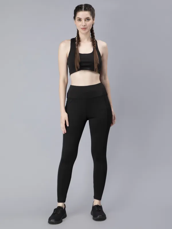 Black_Polyester_Blend_Solid_Western_Sportswear_Tights_For_Women