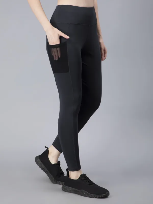 Grey_Polyester_Blend_Solid_Western_Sportswear_Tights_For_Women