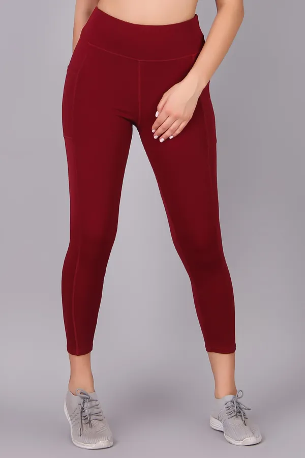 Pack_of_2_Maroon_Polyester_Blend_Solid_Western_Sportswear_Tights_For_Women