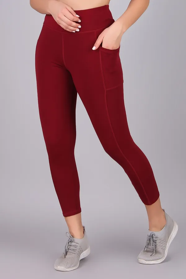 Pack_of_2_Maroon_Polyester_Blend_Solid_Western_Sportswear_Tights_For_Women
