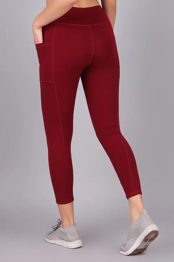 Pack_of_2_Maroon_Polyester_Blend_Solid_Western_Sportswear_Tights_For_Women