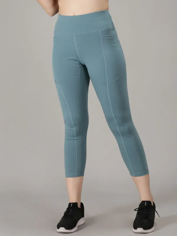 Light_Blue_Polyester_Solid_Western_Sportswear_Tights_For_Women