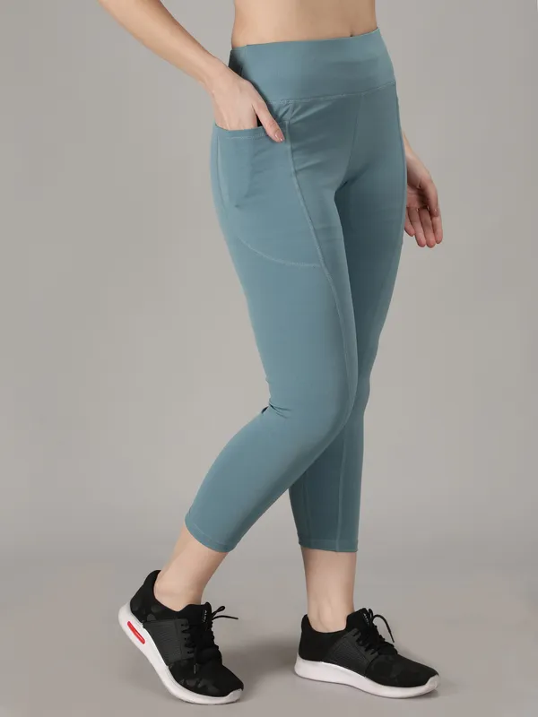 Light_Blue_Polyester_Solid_Western_Sportswear_Tights_For_Women