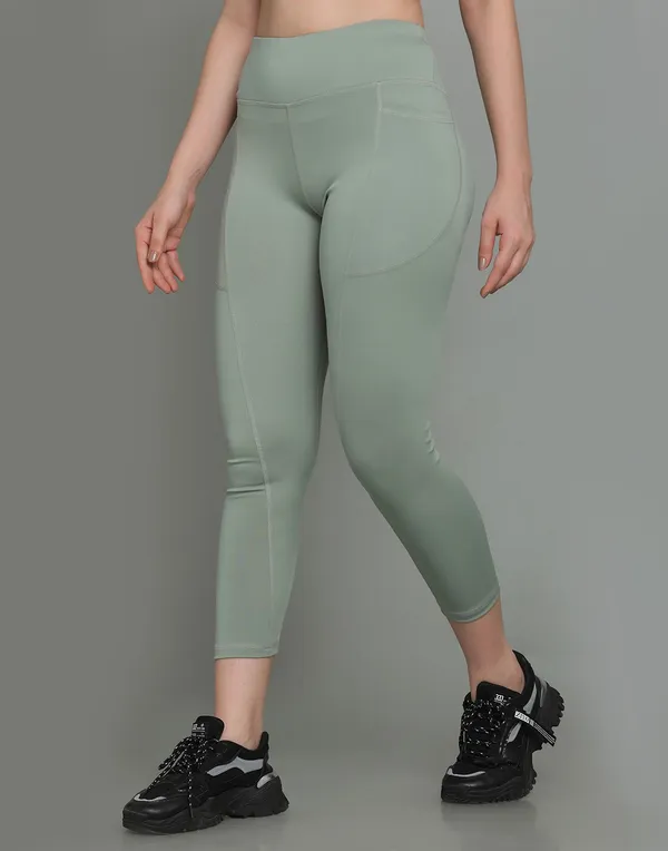 Light_Green_Polyester_Solid_Ankle_Length_Tight_For_Women
