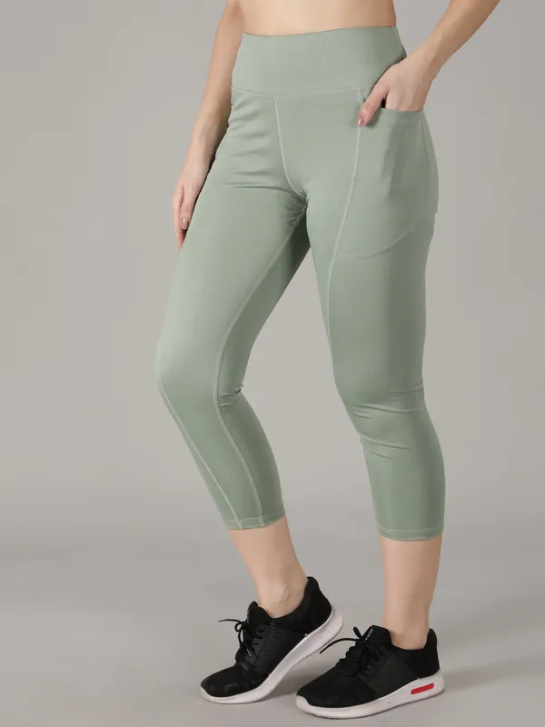 Light_Green_Polyester_Solid_Ankle_Length_Tight_For_Women
