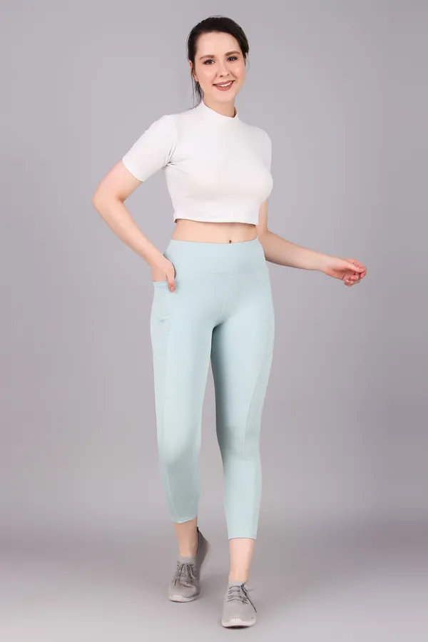Light_Green_Polyester_Solid_Western_Sportswear_Tights_For_Women
