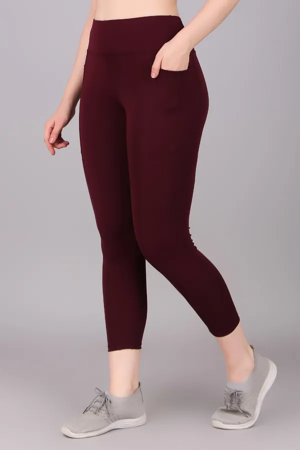 Maroon_Polyester_Solid_Ankle_Length_Tight_For_Women