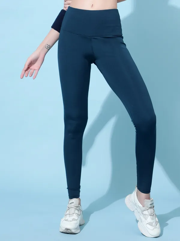 Blue_Polyester_Blend_Solid_Western_Sportswear_Tights_For_Women