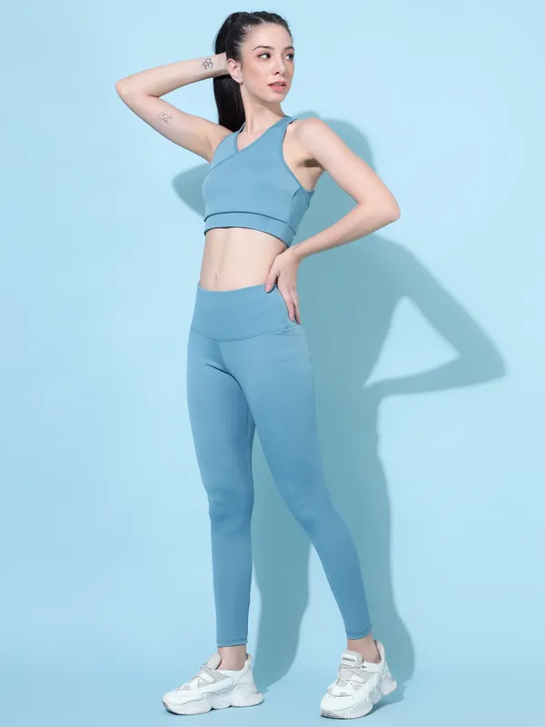 Light_Blue_Polyester_Blend_Solid_Western_Sportswear_Tights_For_Women