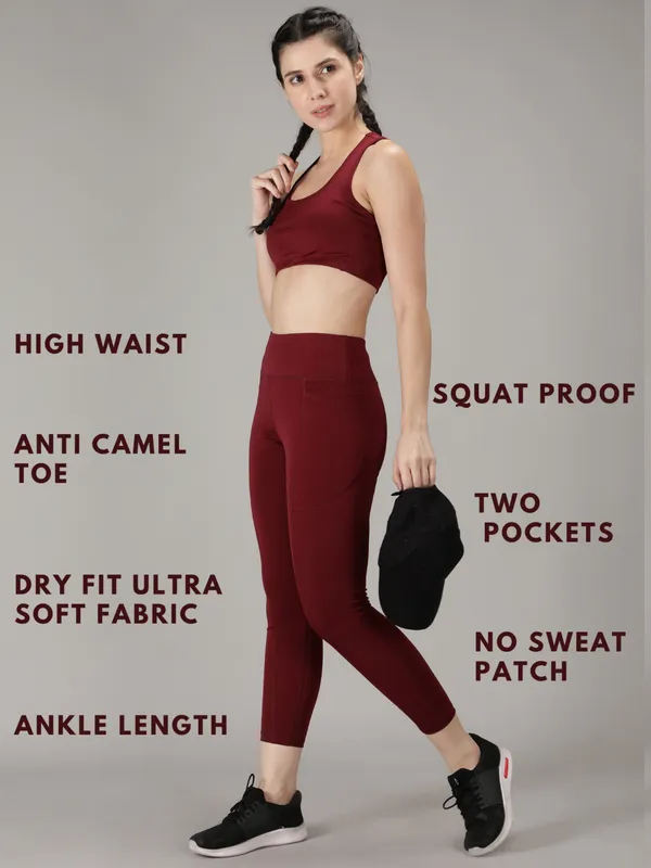 Maroon_Polyester_Solid_Ankle_Length_Tight_For_Women