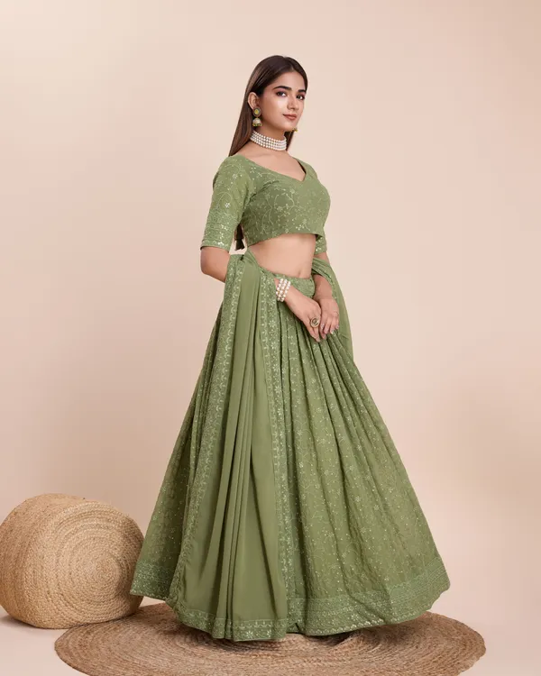 Light_Green_color_Sequence_&_Embroidery_work_Designer_Lehenga_Choli.