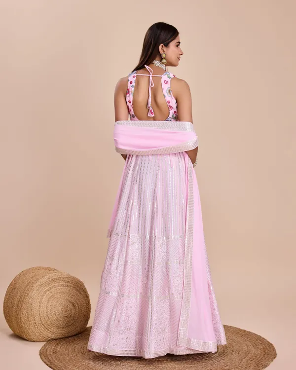 Light_Pink_color_Sequence_Embroidery_work_Designer_Lehenga_Choli