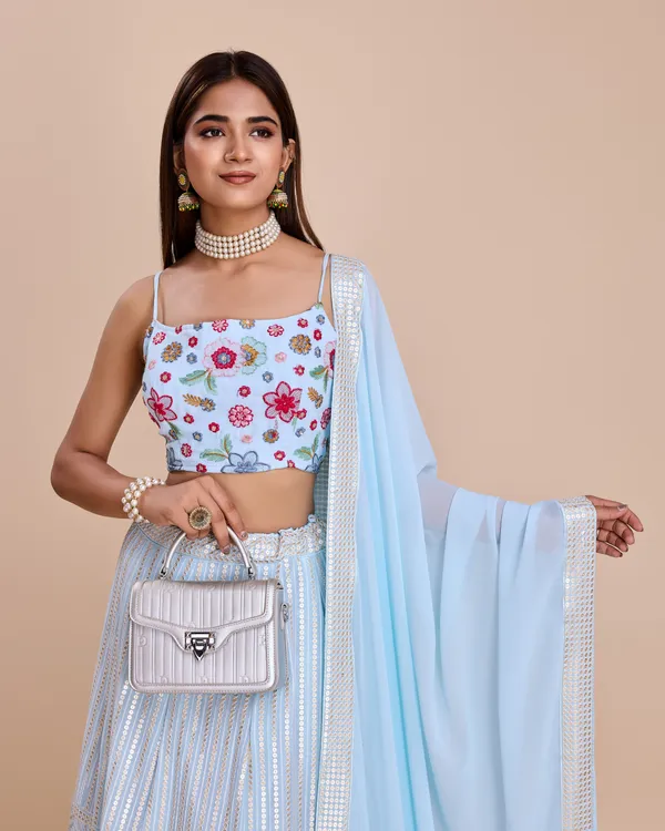 Light_Sky_color_Sequence_Embroidery_work_Designer_Lehenga_Choli