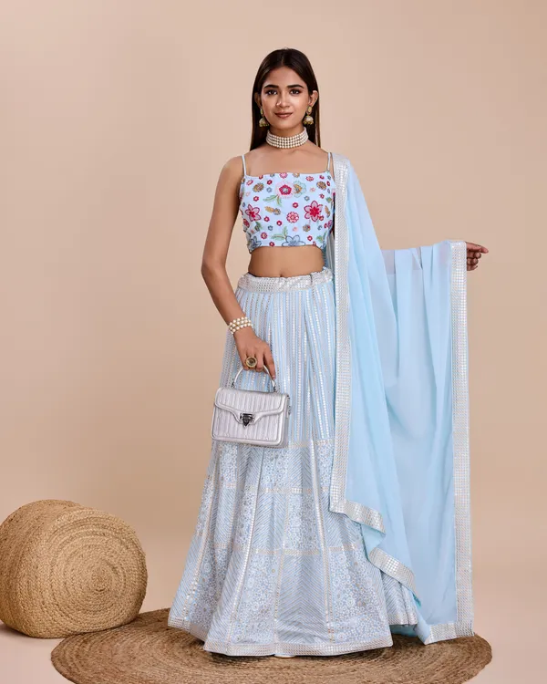 Light_Sky_color_Sequence_Embroidery_work_Designer_Lehenga_Choli