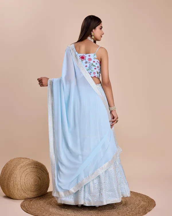 Light_Sky_color_Sequence_Embroidery_work_Designer_Lehenga_Choli